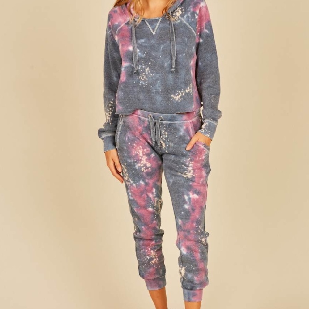 Matching galaxy sweatsuit